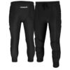 reusch COMPRESSION SHORT 34 SOFT PADDED Reusch Pantalone Compression Short 3/4 Soft Padded