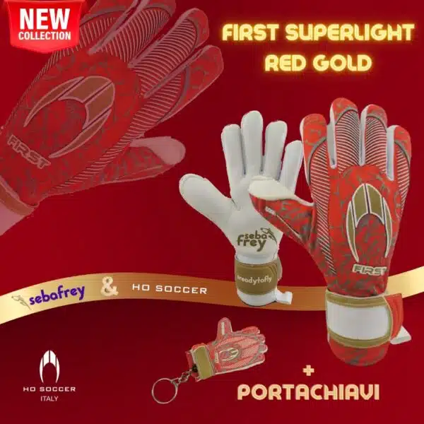 IMG-20211202-WA0014 HO SOCCER FIRST SUPERLIGHT RED GOLD FREY + Keyring