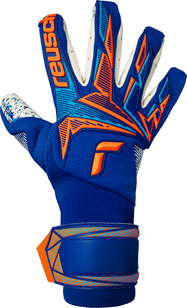 Reusch Attrakt Freegel Fusion Goaliator 5670995 4129 blue front Attrakt Freegel Fusion Goaliator