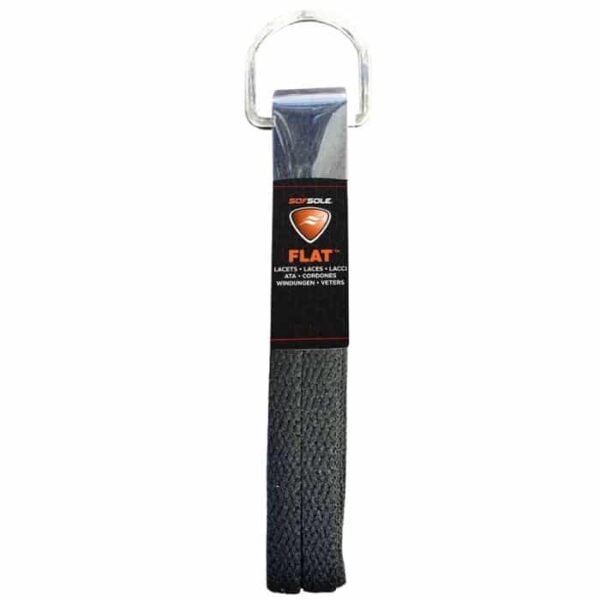 Lacci piatti SOFSOLE neri 120cm