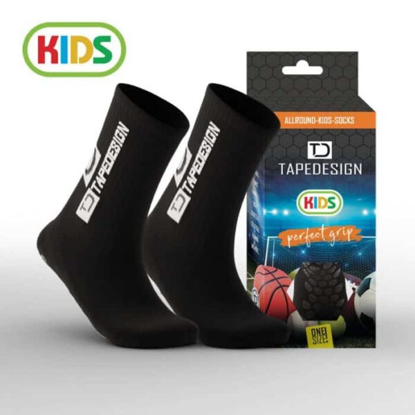 TAPEDESIGN ALLROUND SOCKS CLASSIC KIDS black TAPEDESIGN Calze Allround Classic KIDS black