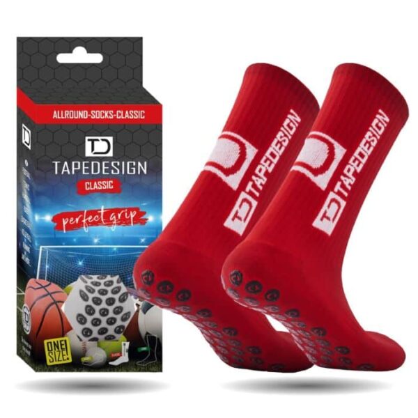 TAPEDESIGN ALLROUND SOCKS CLASSIC SN RED TAPEDESIGN Calze Allround Classic SN RED