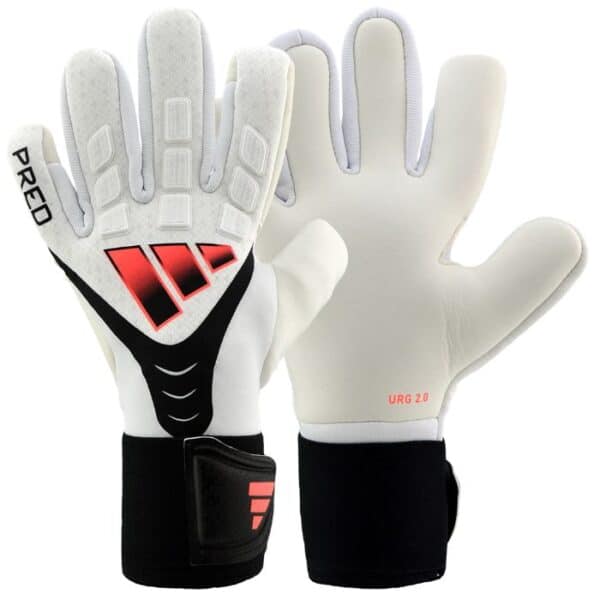 ADIDAS PREDATOR GL PRO JUNIOR SOLAR BLACK WHITE ADIDAS Predator Pro Junior SOLAR TURBO Black and White