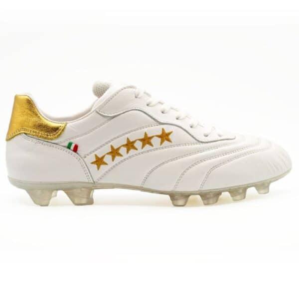 Cinquestelle 90 Bianco Oro PPC Scarpa Cinquestelle 90° – Bianco Oro